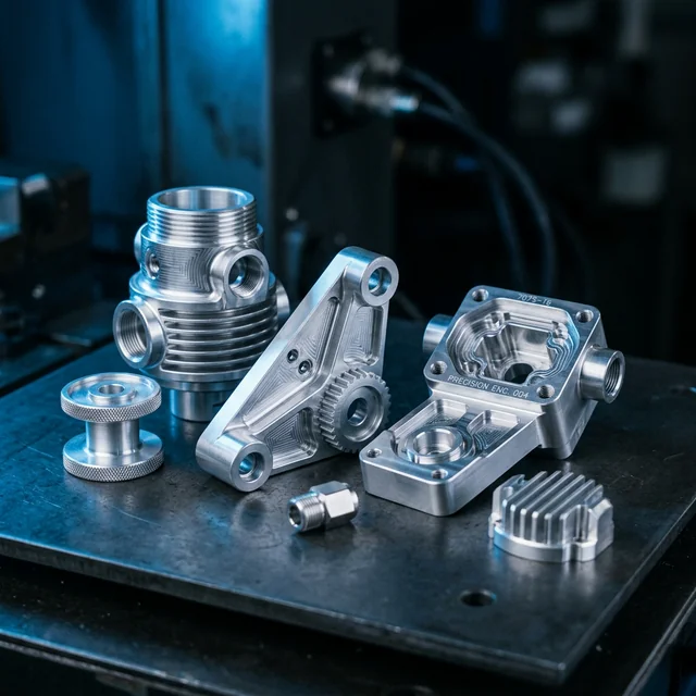 CNC işlenmiş hassas alüminyum parçalar — 6061, 6082, 7075 alaşım alüminyum CNC üretim