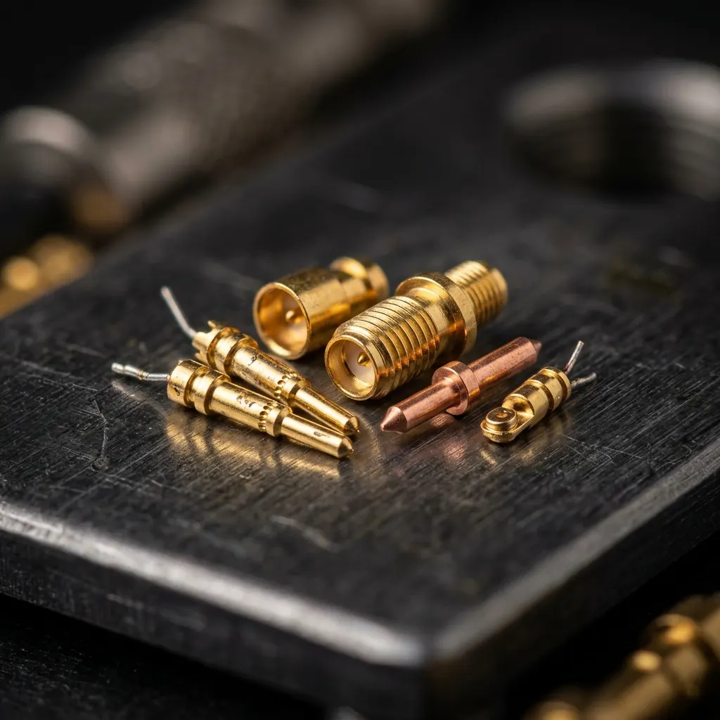 Hassas CNC elektronik kontak elemanları Hizmeti ve Talaşlı İmalat Operasyonu