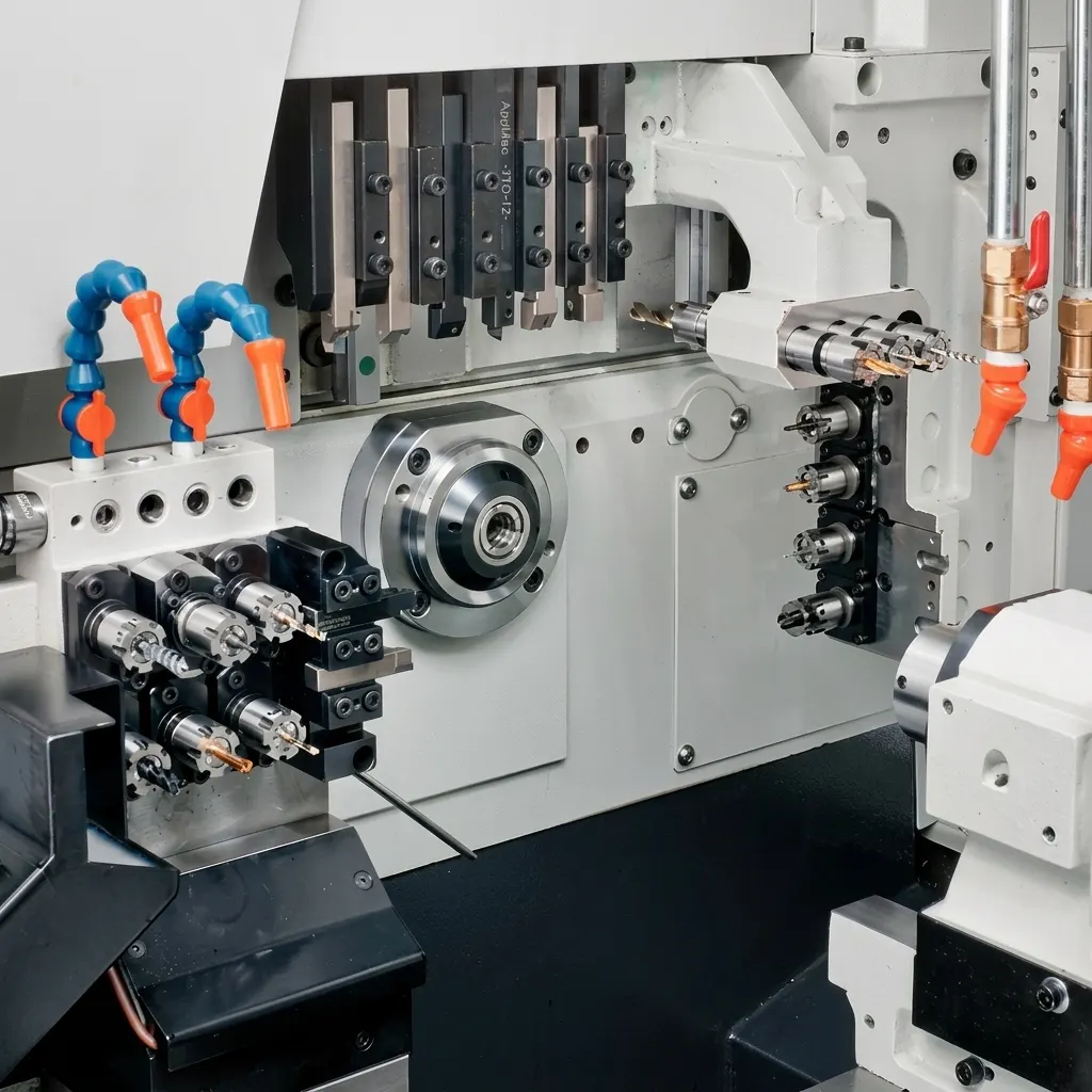 Çok Eksen & Karşı İş Mili CNC Kayar Otomat ve Alüminyum İşleme Tezgahı