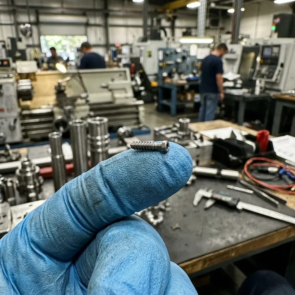 Medikal İmplant veya Vida İşleme (Micro Machining)
