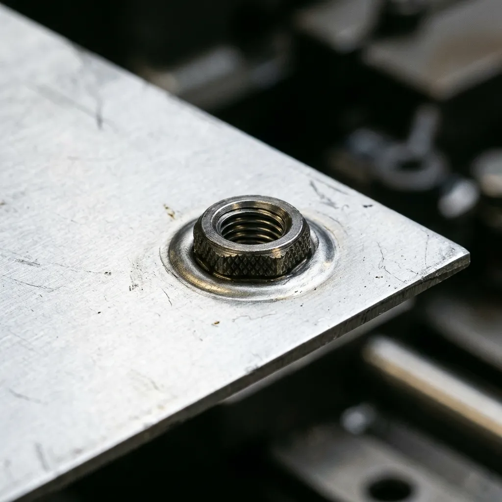 PEM Somun (Self-Clinching Fastener) Presleme İşlemi